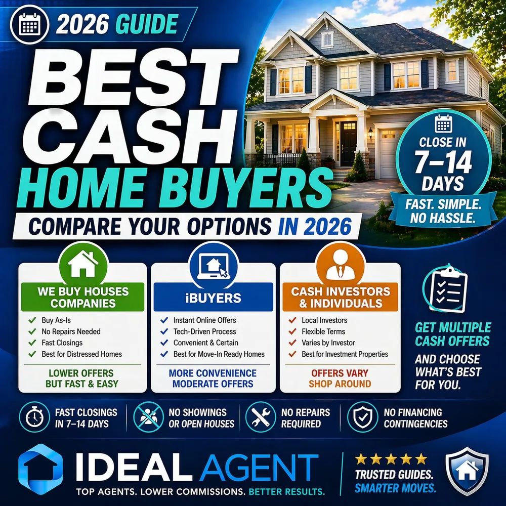 Best Cash Home Buyers in 2026 (Pros, Cons, and Alternatives)