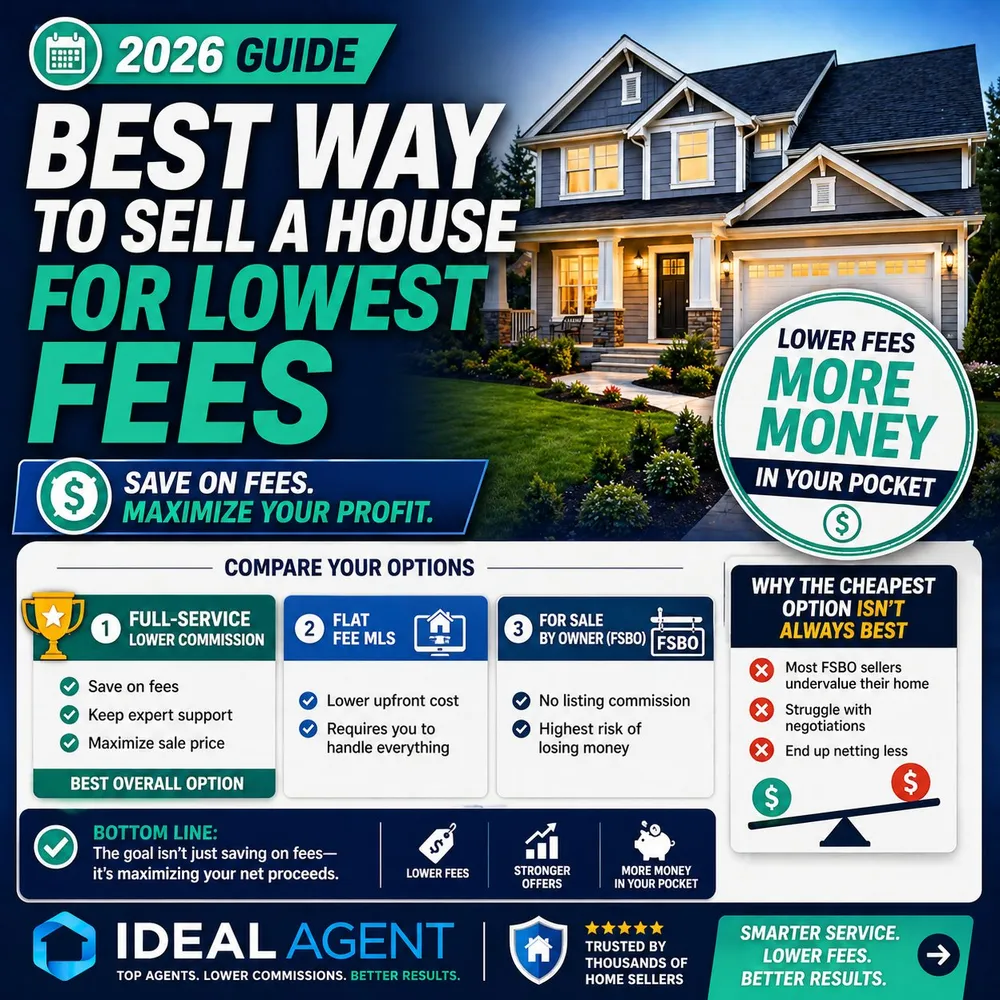 Best Way to Sell a House for Lowest Fees in 2026