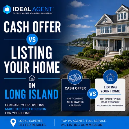 Cash Offer vs. Listing Your Long Island Home