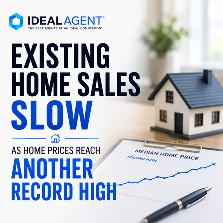 Existing Home Sales Slow as Home Prices Reach Another Record High