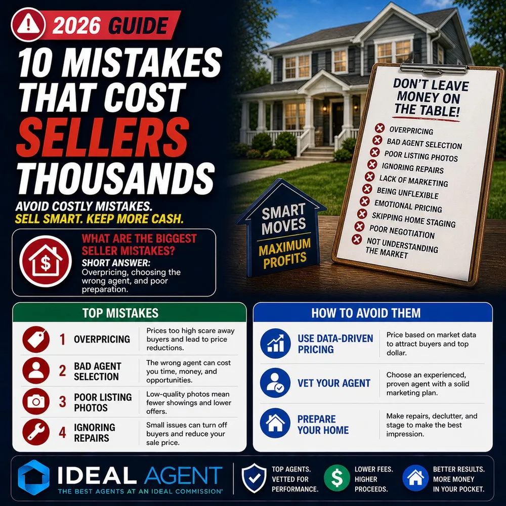 10 Mistakes That Cost Home Sellers Thousands