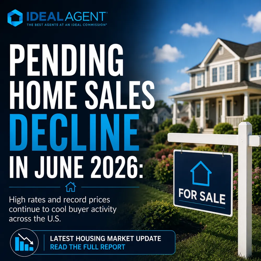 Pending Home Sales Decline in June 2026: What Signed Contracts Tell Us About the Market