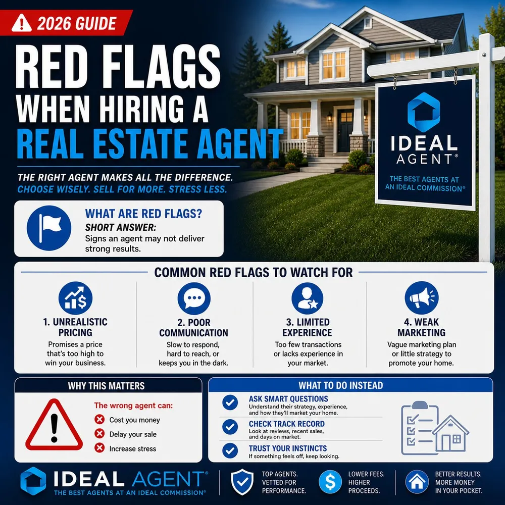 Red Flags When Hiring a Real Estate Agent