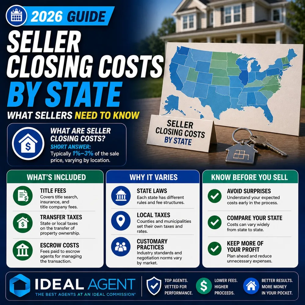 Seller Closing Costs by State: 2026 Guide