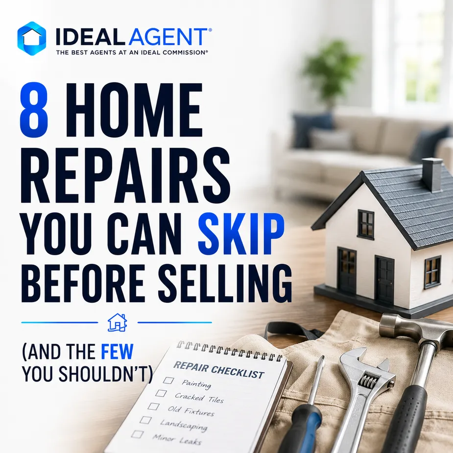 8 Home Repairs You Can Skip Before Selling (and the Few You Shouldn't)