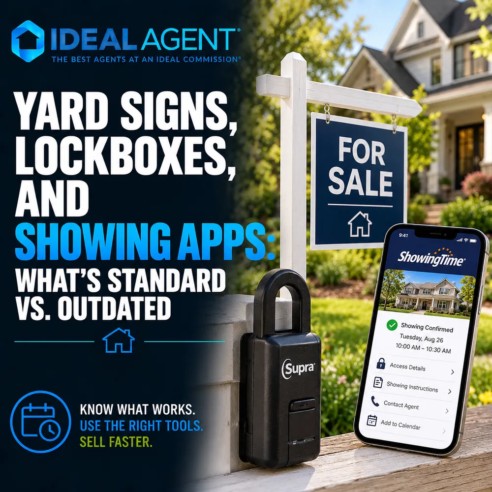 Yard Signs, Lockboxes, and Showing Apps: What's Standard vs. Outdated